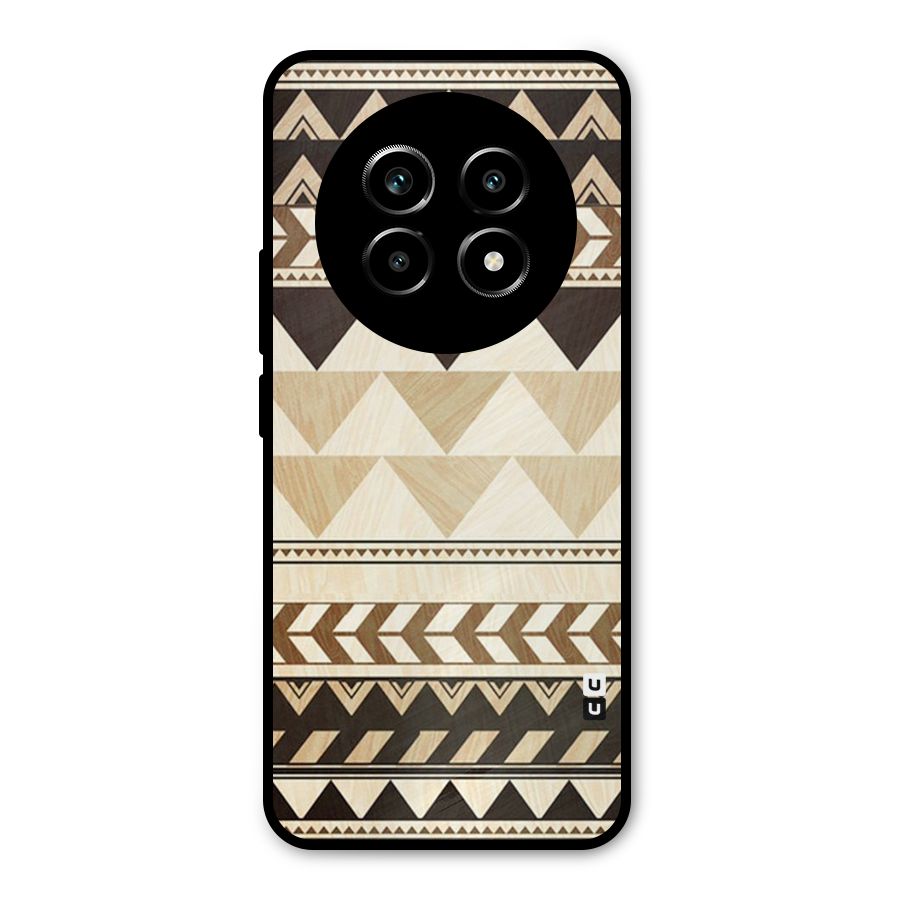 Indie Pattern Work Metal Back Case for Realme 13 Pro