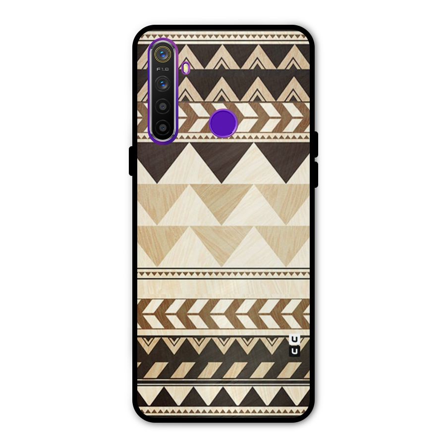 Indie Pattern Work Metal Back Case for Realme 5