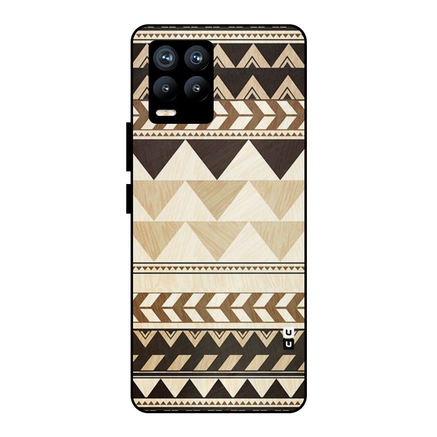 Indie Pattern Work Metal Back Case for Realme 8 Pro
