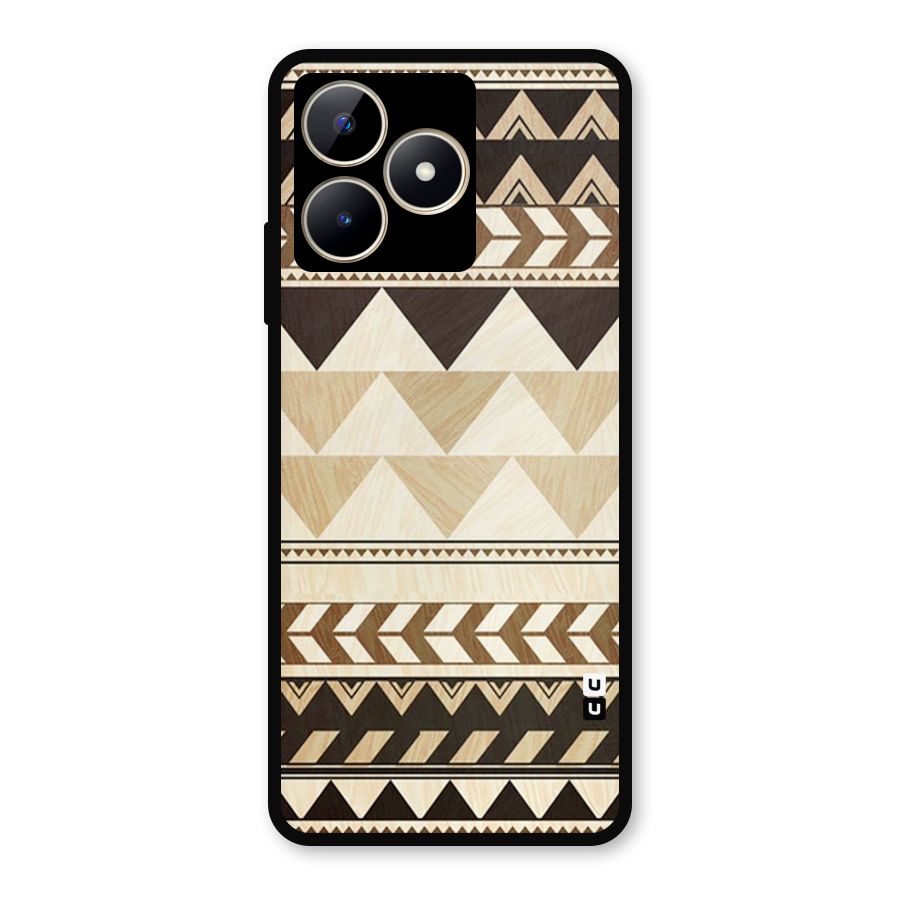 Indie Pattern Work Metal Back Case for Realme C53
