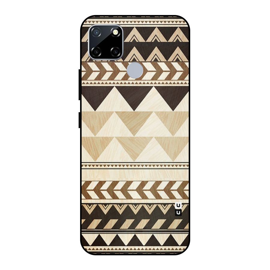 Indie Pattern Work Metal Back Case for Realme Narzo 20