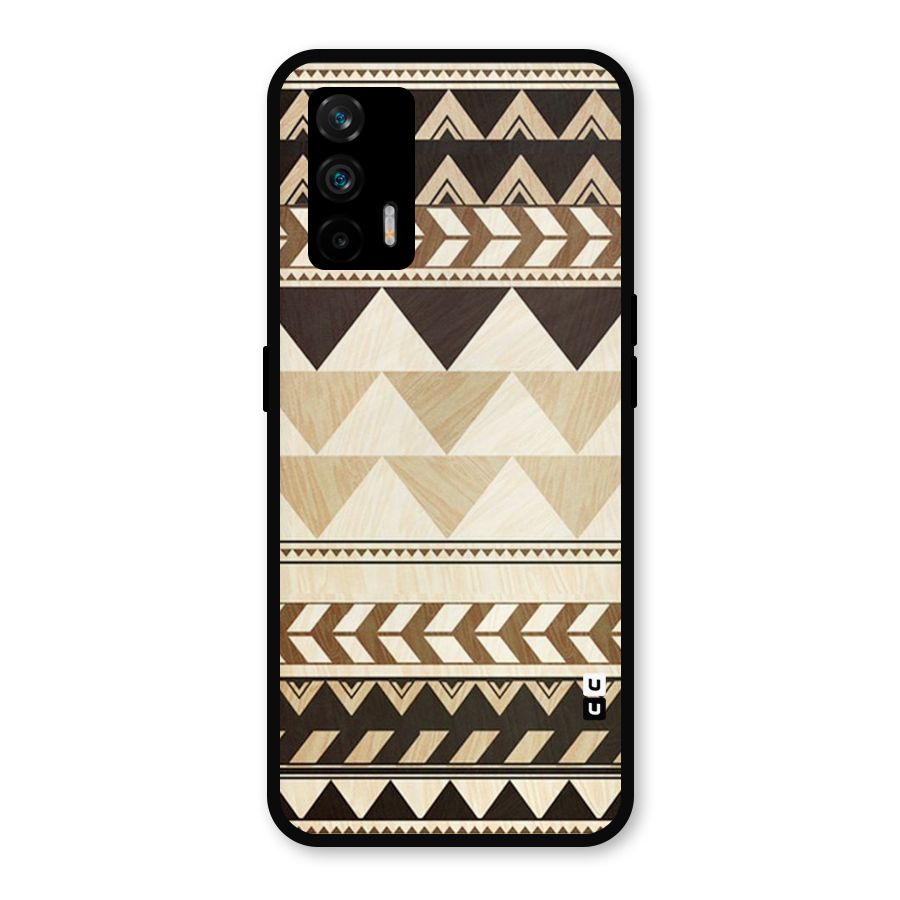 Indie Pattern Work Metal Back Case for Realme X7 Max