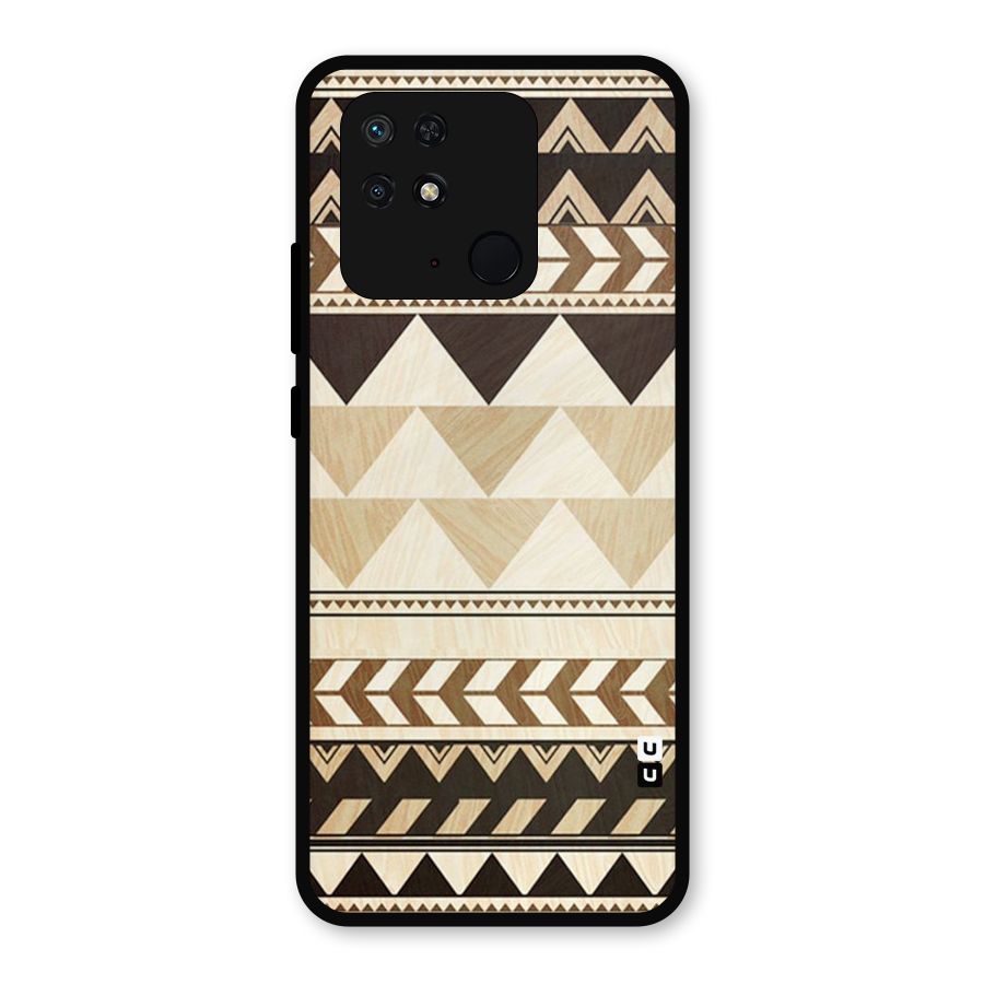 Indie Pattern Work Metal Back Case for Redmi 10