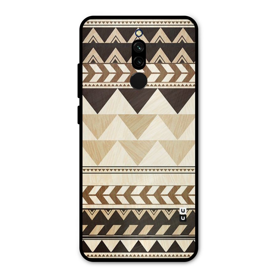 Indie Pattern Work Metal Back Case for Redmi 8