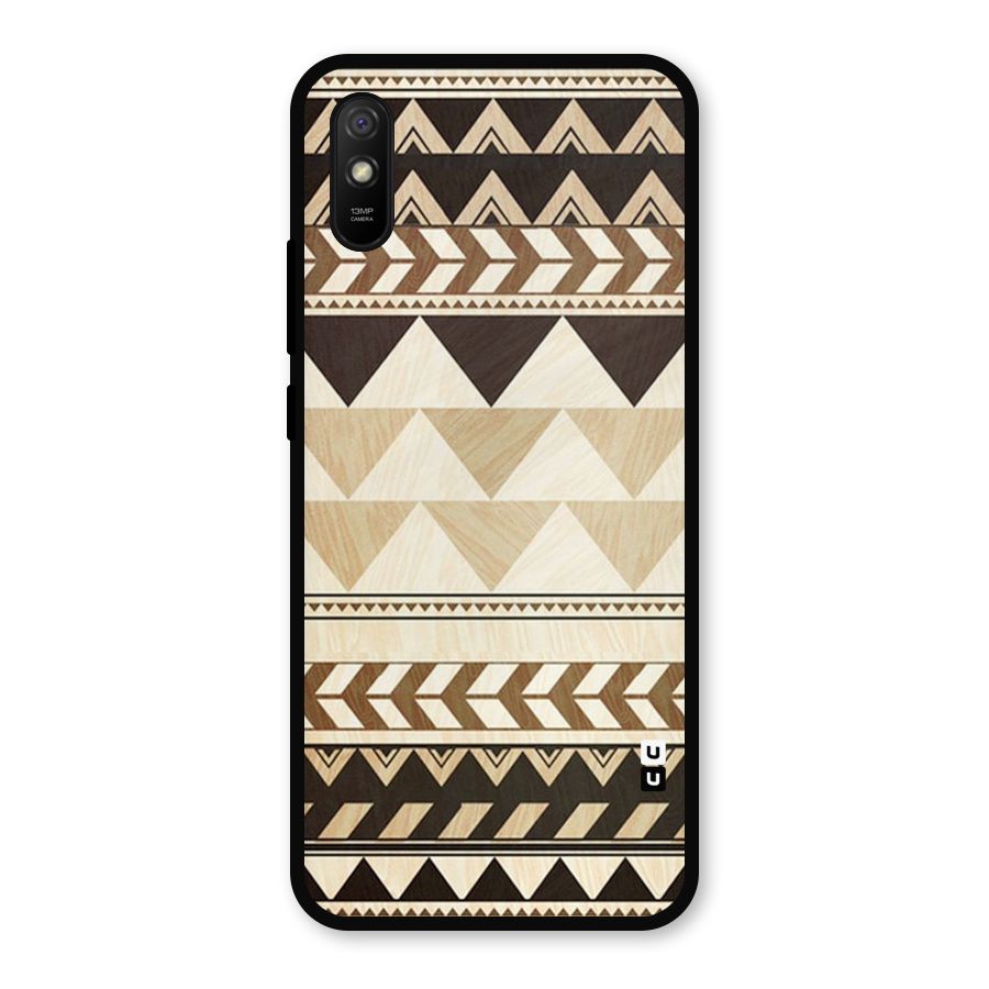 Indie Pattern Work Metal Back Case for Redmi 9i