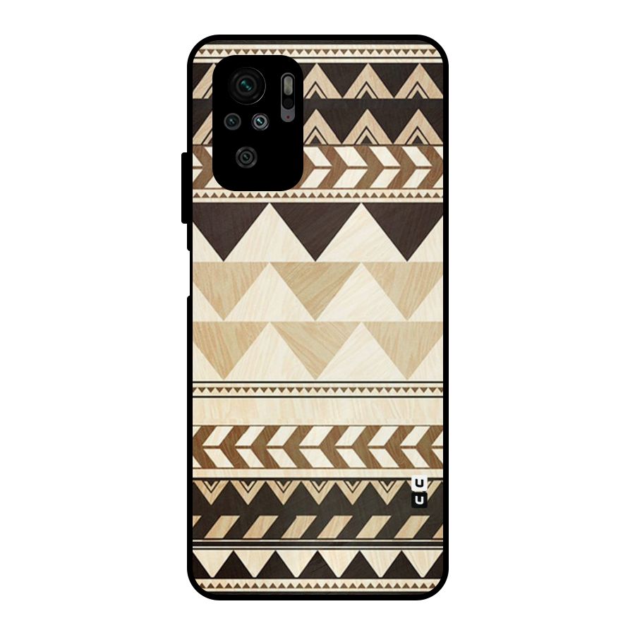 Indie Pattern Work Metal Back Case for Redmi Note 10S
