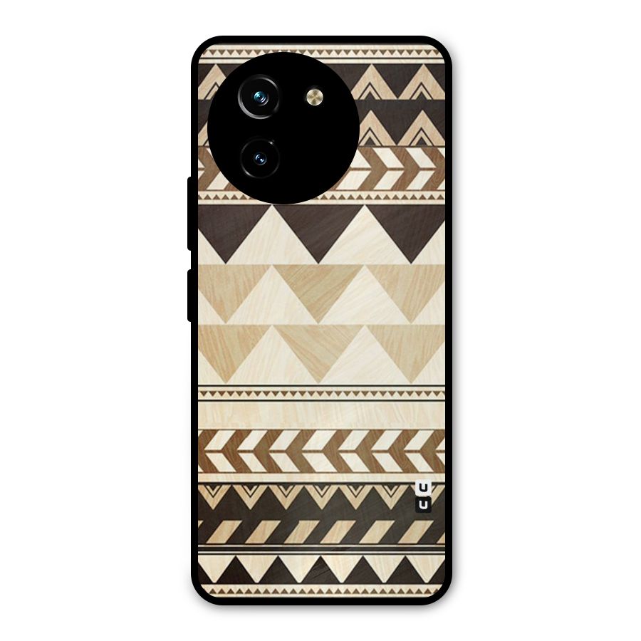 Indie Pattern Work Metal Back Case for Vivo T3x
