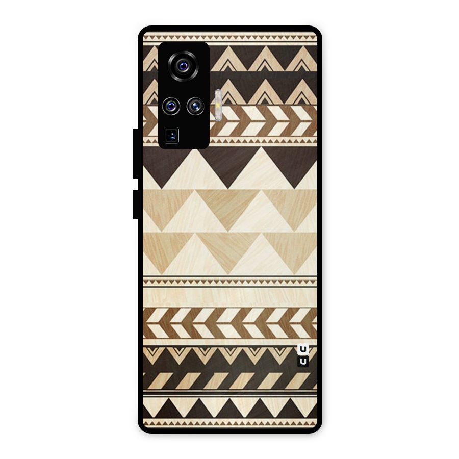 Indie Pattern Work Metal Back Case for Vivo X50 Pro
