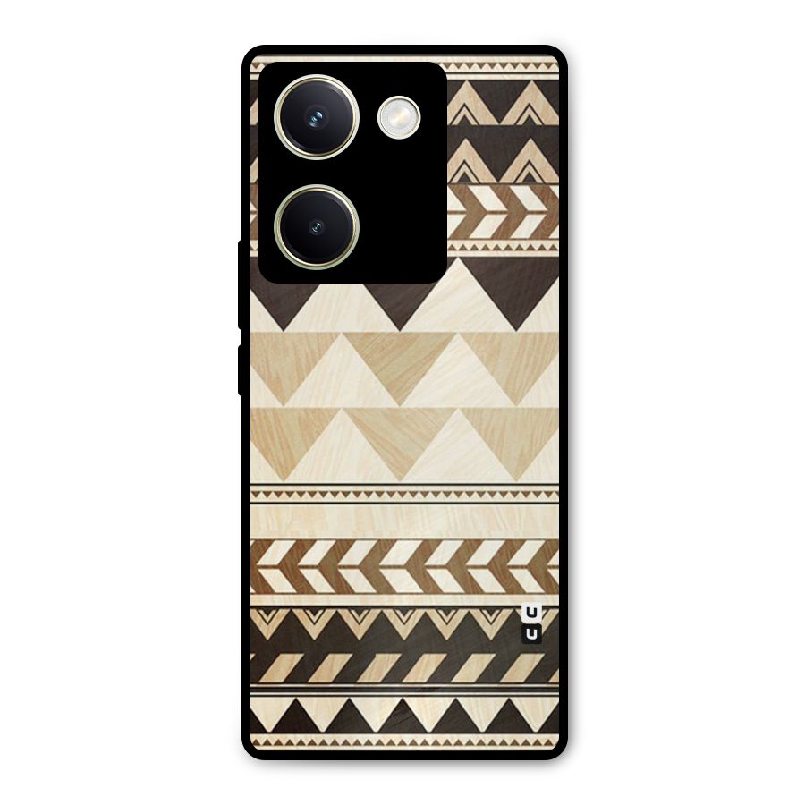 Indie Pattern Work Metal Back Case for Vivo Y200 Pro