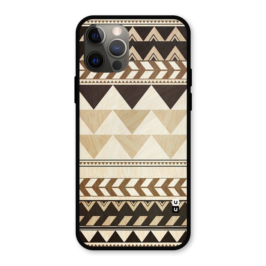 Indie Pattern Work Metal Back Case for iPhone 12 Pro