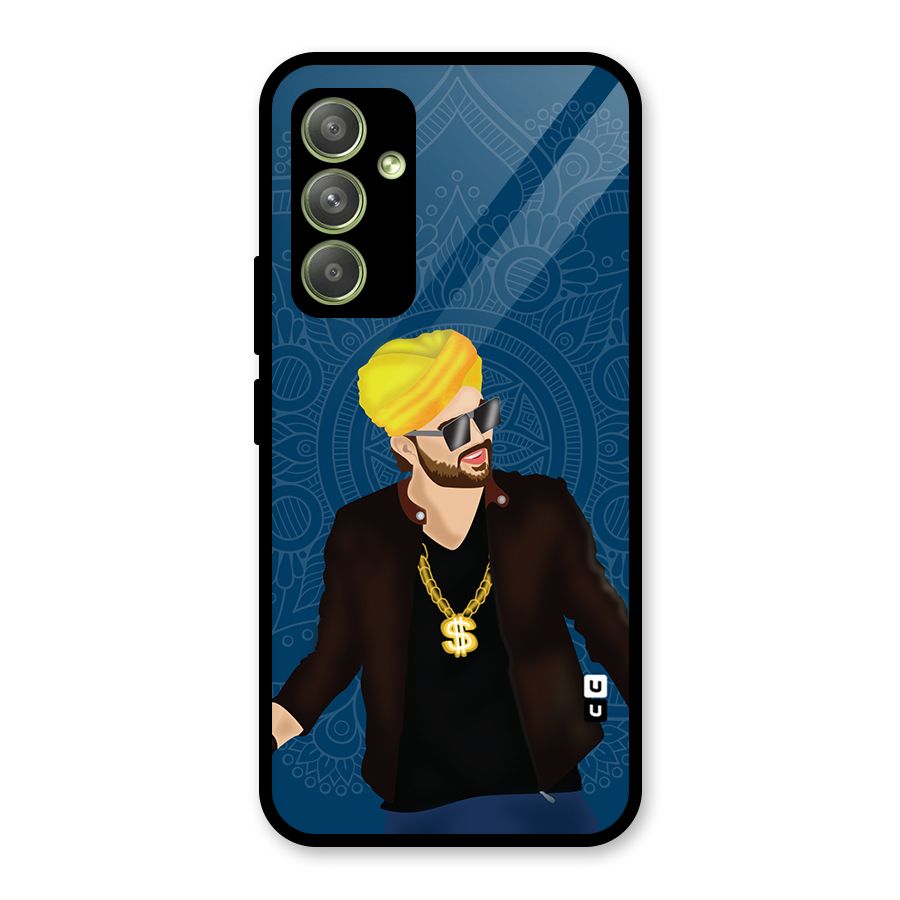 Indie Pop Illustration Glass Back Case for Galaxy A54
