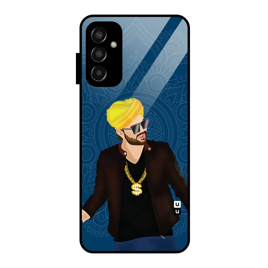 Indie Pop Illustration Glass Back Case for Galaxy F13