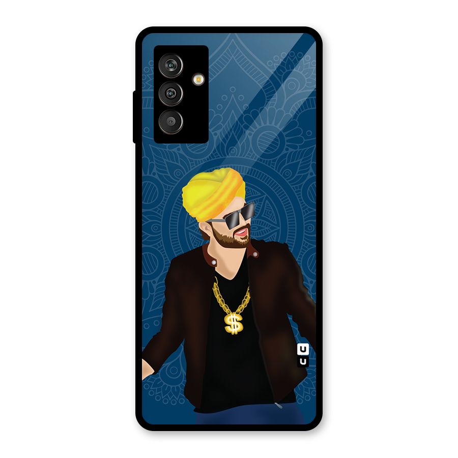 Indie Pop Illustration Glass Back Case for Galaxy M13