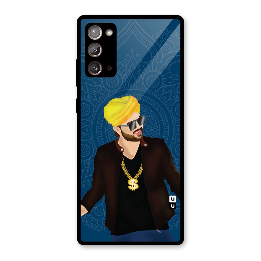 Indie Pop Illustration Glass Back Case for Galaxy Note 20