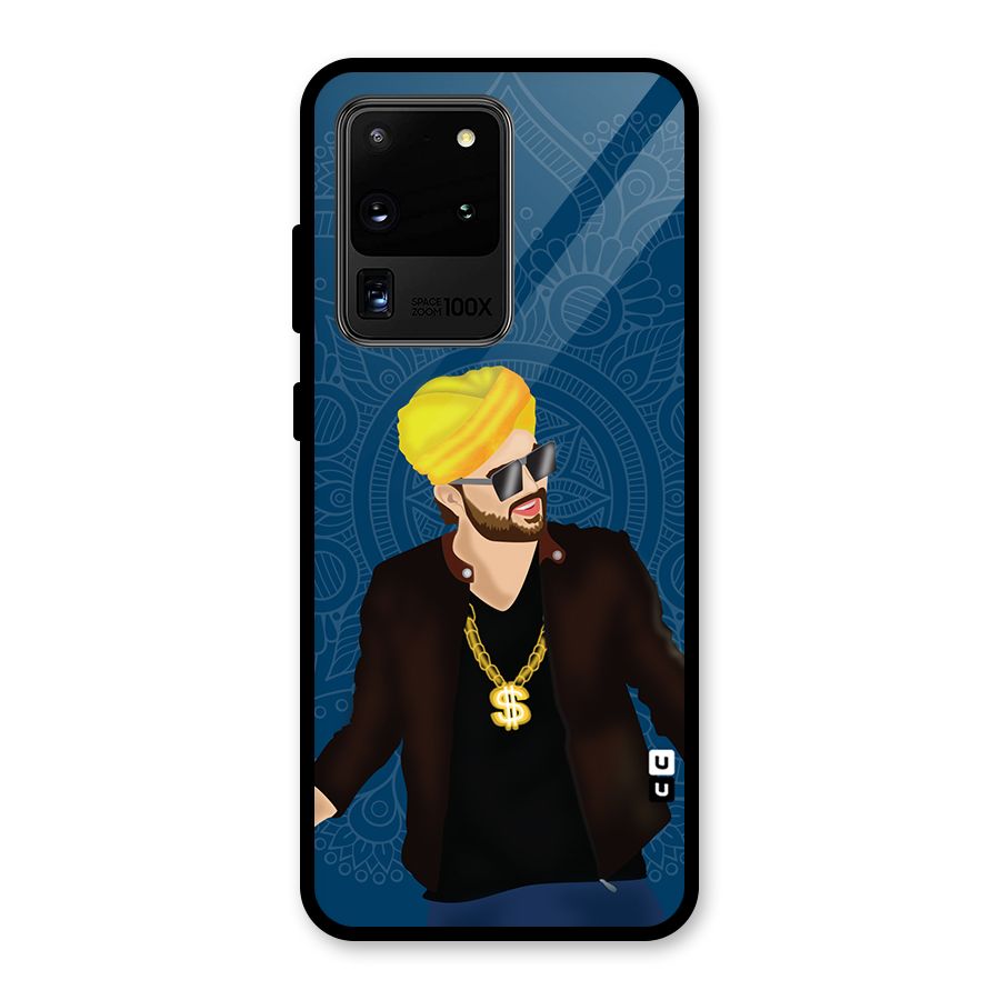 Indie Pop Illustration Glass Back Case for Galaxy S20 Ultra