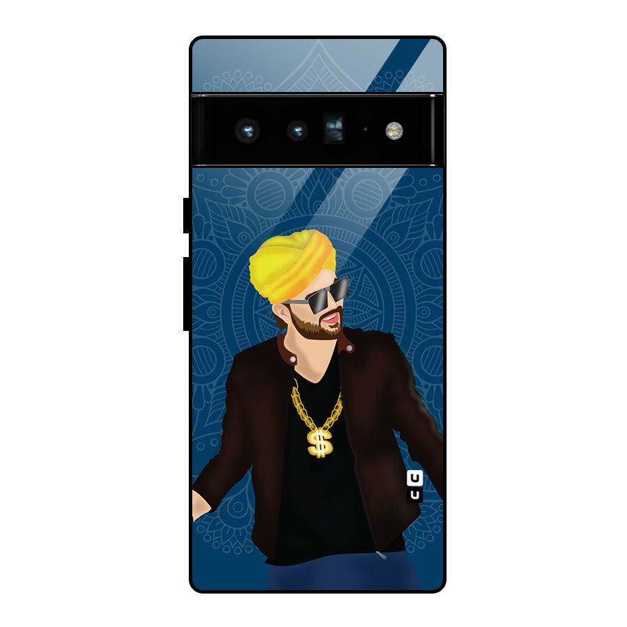 Indie Pop Illustration Glass Back Case for Google Pixel 6 Pro
