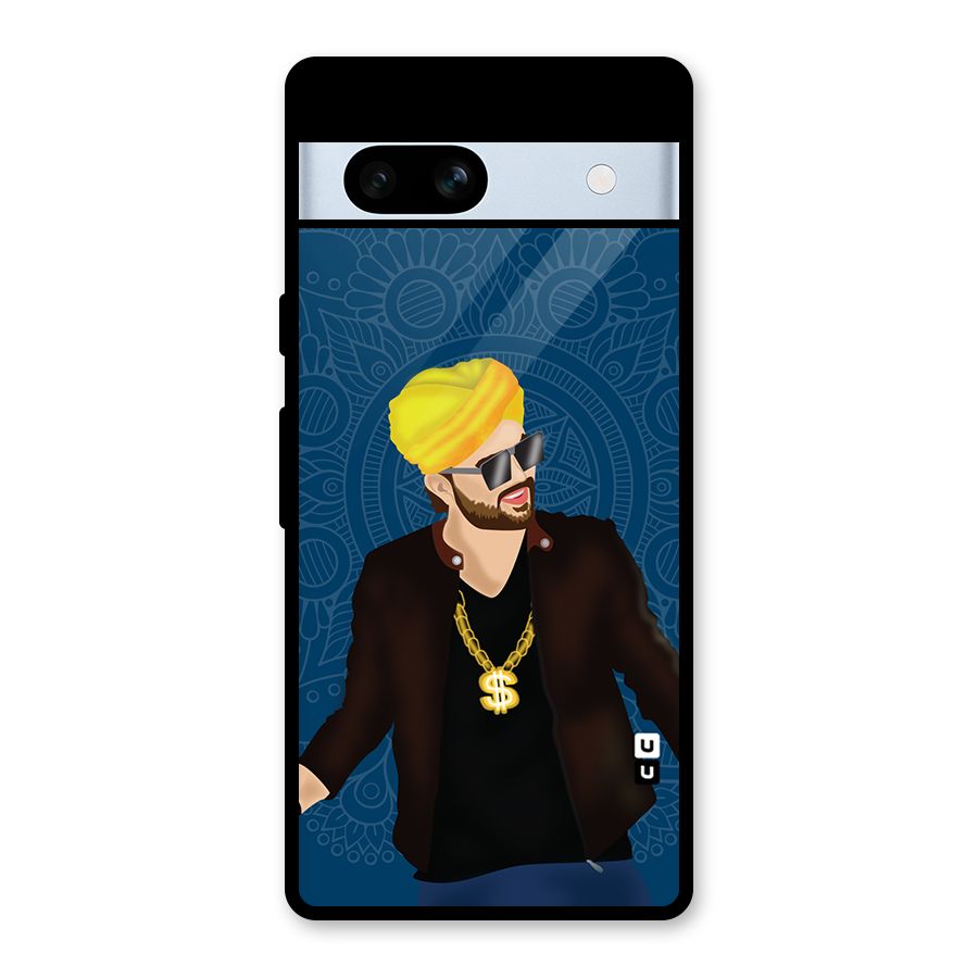 Indie Pop Illustration Glass Back Case for Google Pixel 7a