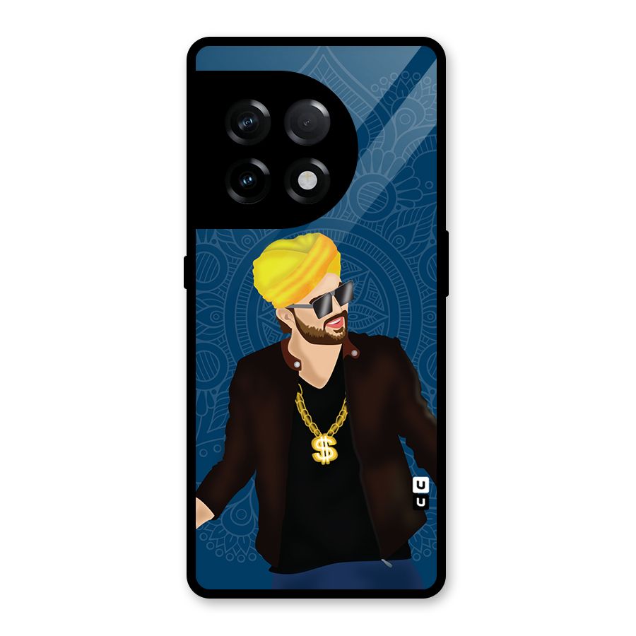 Indie Pop Illustration Glass Back Case for OnePlus 11R