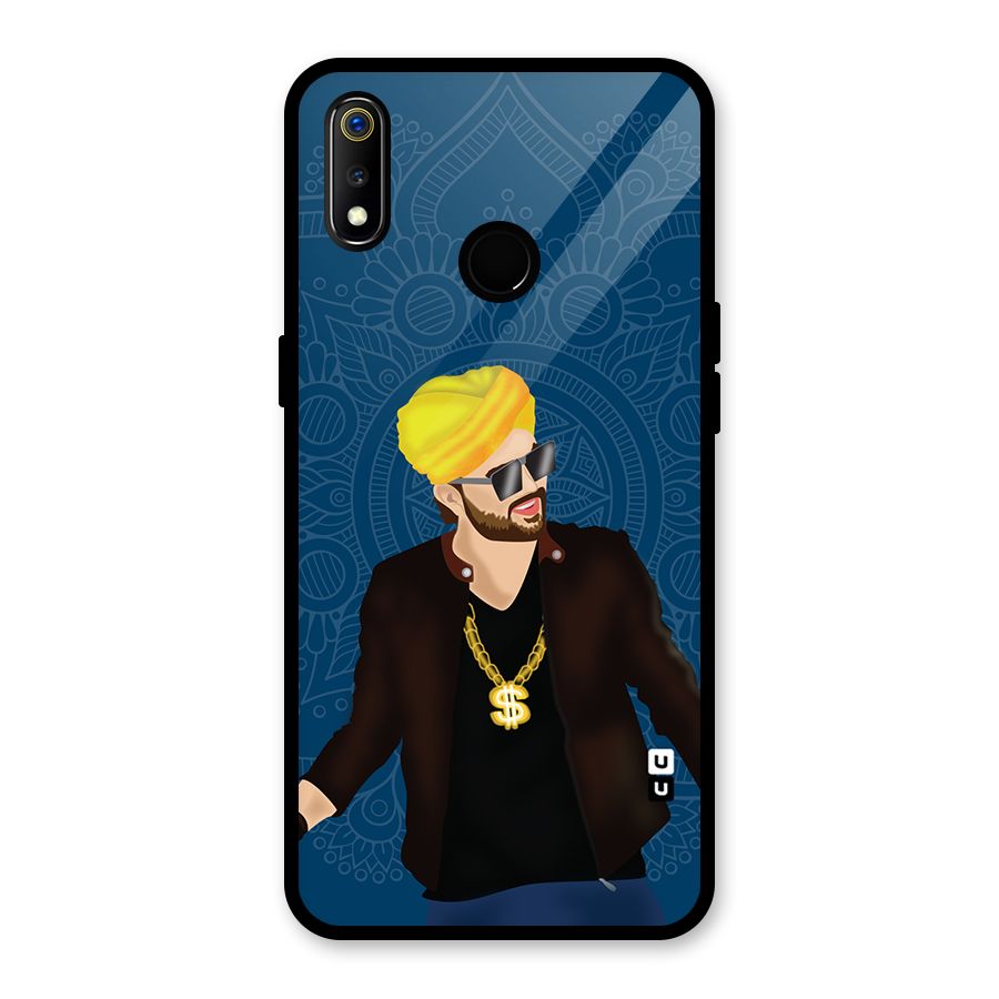Indie Pop Illustration Glass Back Case for Realme 3i