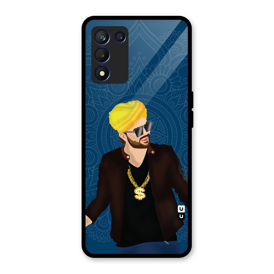 Indie Pop Illustration Glass Back Case for Realme 9 5G Speed