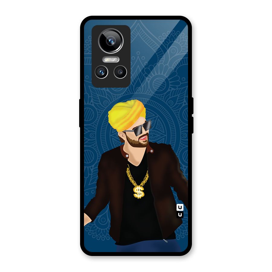 Indie Pop Illustration Glass Back Case for Realme GT Neo 3