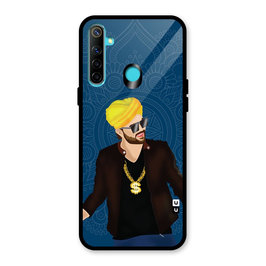 Indie Pop Illustration Glass Back Case for Realme Narzo 10