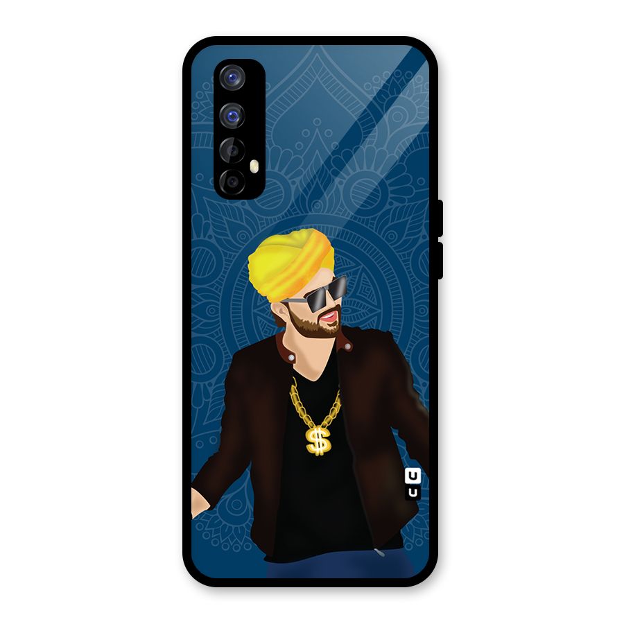 Indie Pop Illustration Glass Back Case for Realme Narzo 20 Pro