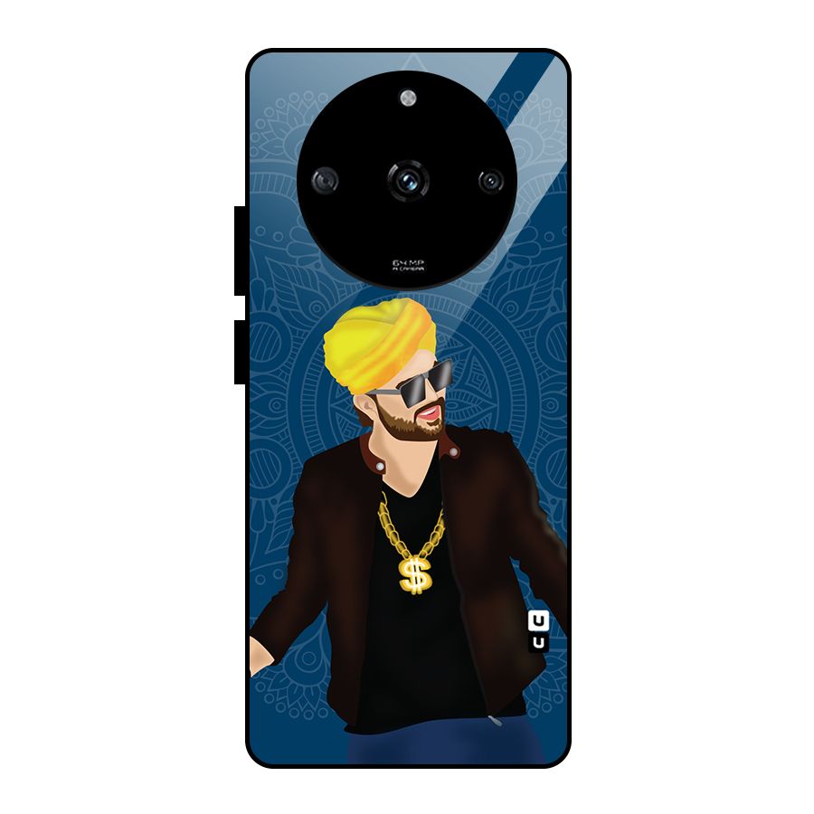 Indie Pop Illustration Glass Back Case for Realme Narzo 60 5G