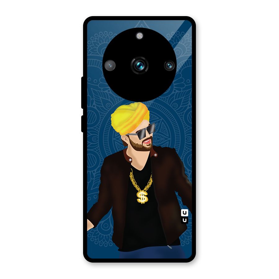 Indie Pop Illustration Glass Back Case for Realme Narzo 60 Pro