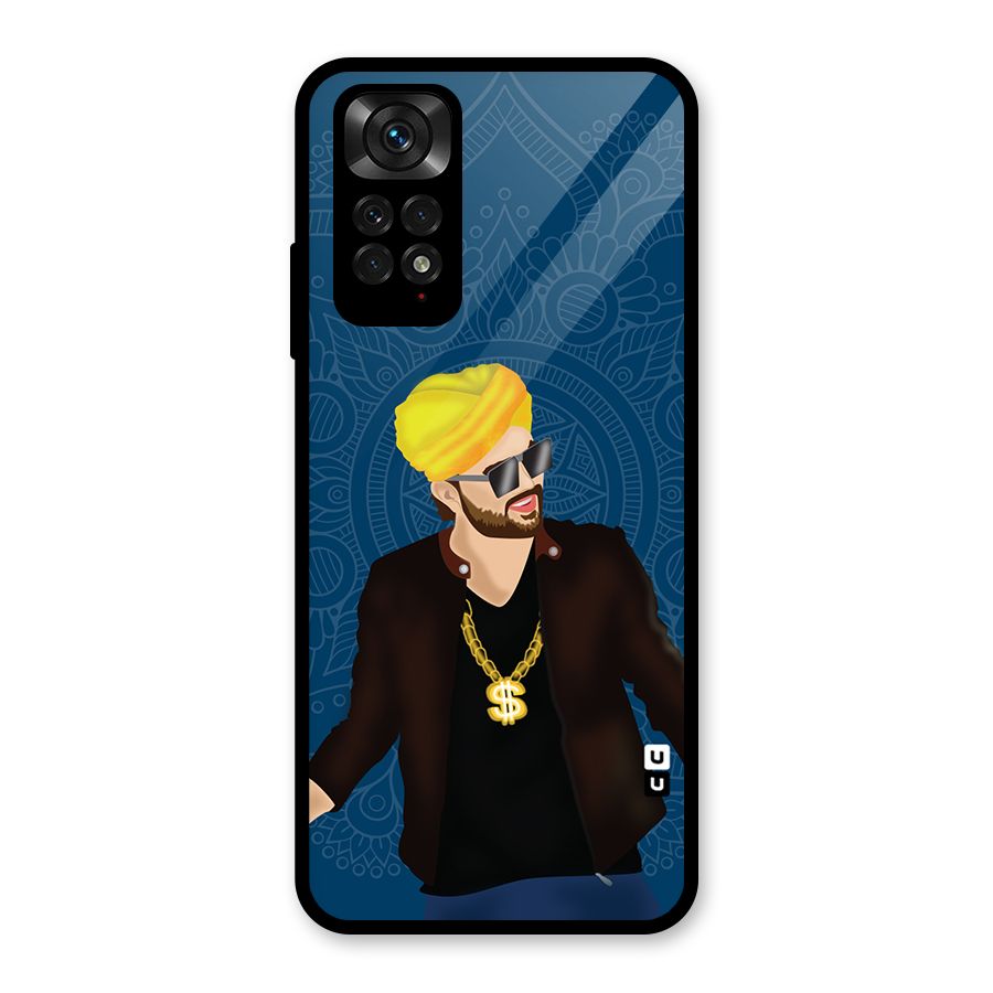 Indie Pop Illustration Glass Back Case for Redmi Note 11S
