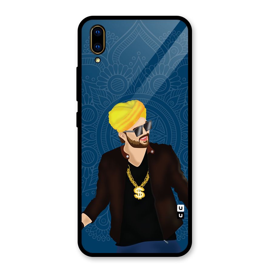 Indie Pop Illustration Glass Back Case for Vivo V11 Pro
