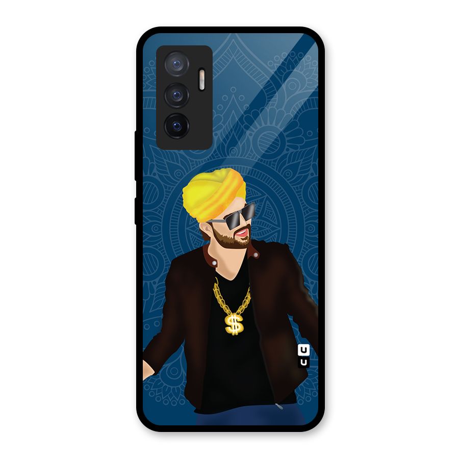 Indie Pop Illustration Glass Back Case for Vivo V23e