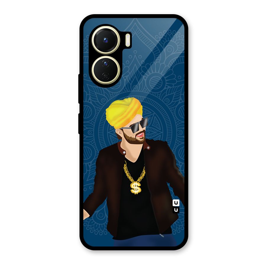 Indie Pop Illustration Glass Back Case for Vivo Y56