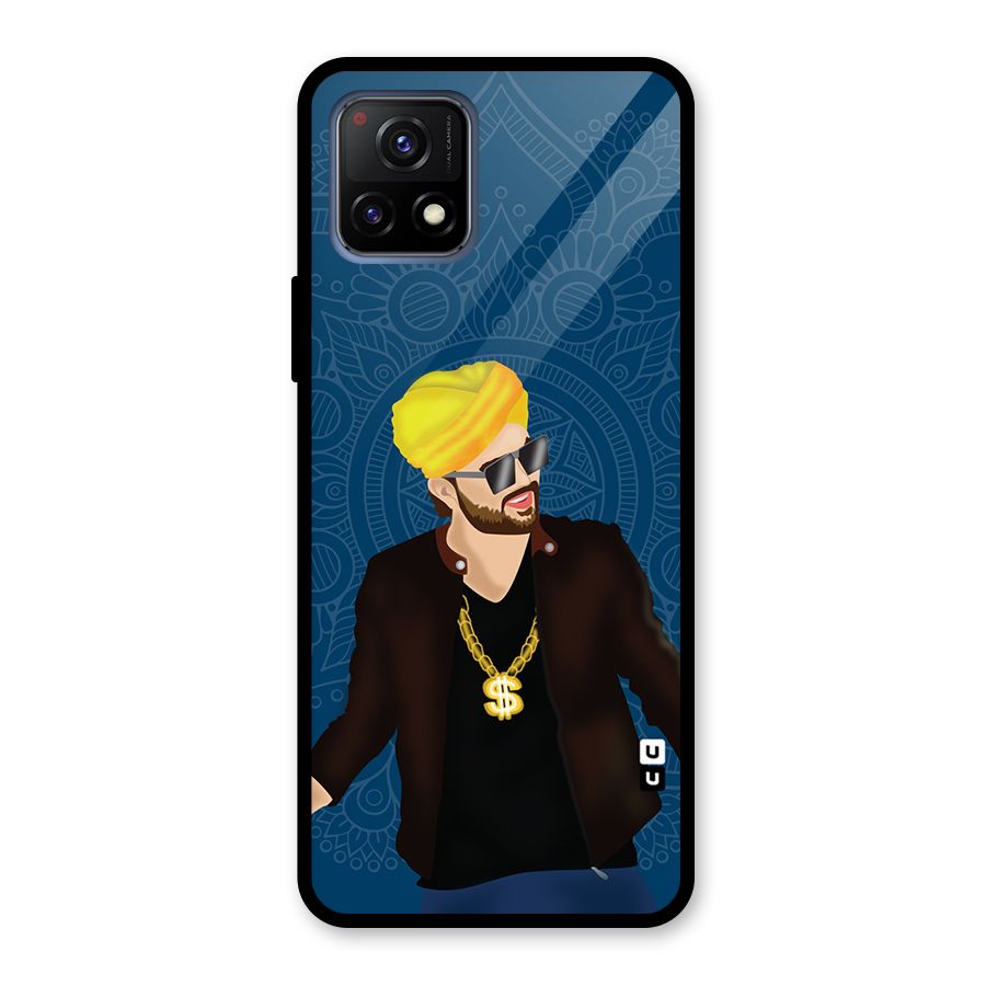 Indie Pop Illustration Glass Back Case for Vivo Y72 5G