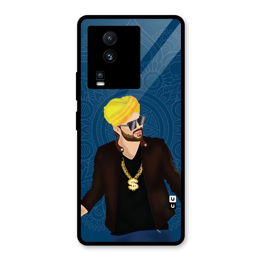 Indie Pop Illustration Glass Back Case for Vivo iQOO Neo 7 Pro