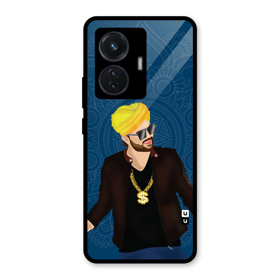 Indie Pop Illustration Glass Back Case for iQOO Z6 44W