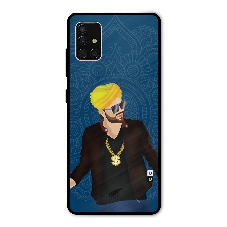 Indie Pop Illustration Metal Back Case for Galaxy A51