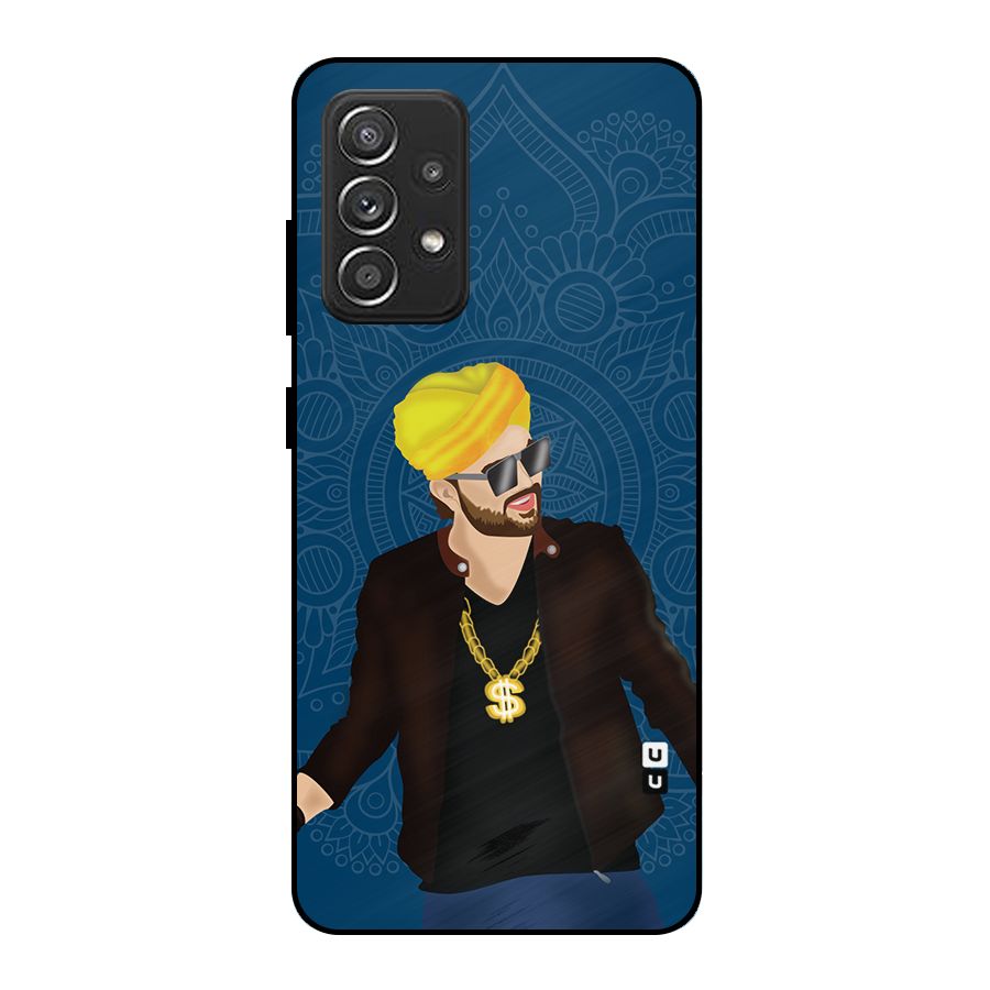 Indie Pop Illustration Metal Back Case for Galaxy A52s 5G