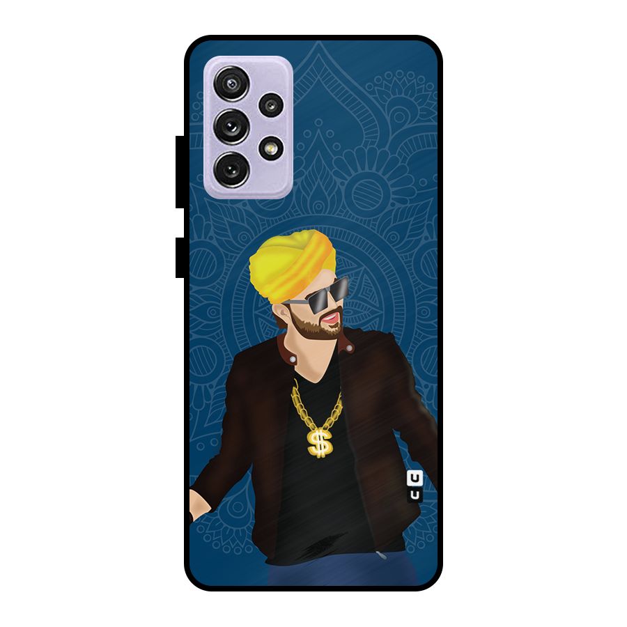 Indie Pop Illustration Metal Back Case for Galaxy A72