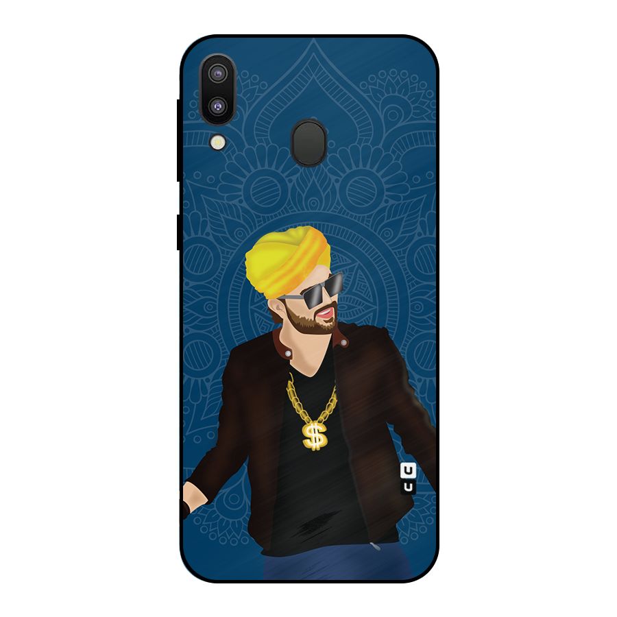 Indie Pop Illustration Metal Back Case for Galaxy M20