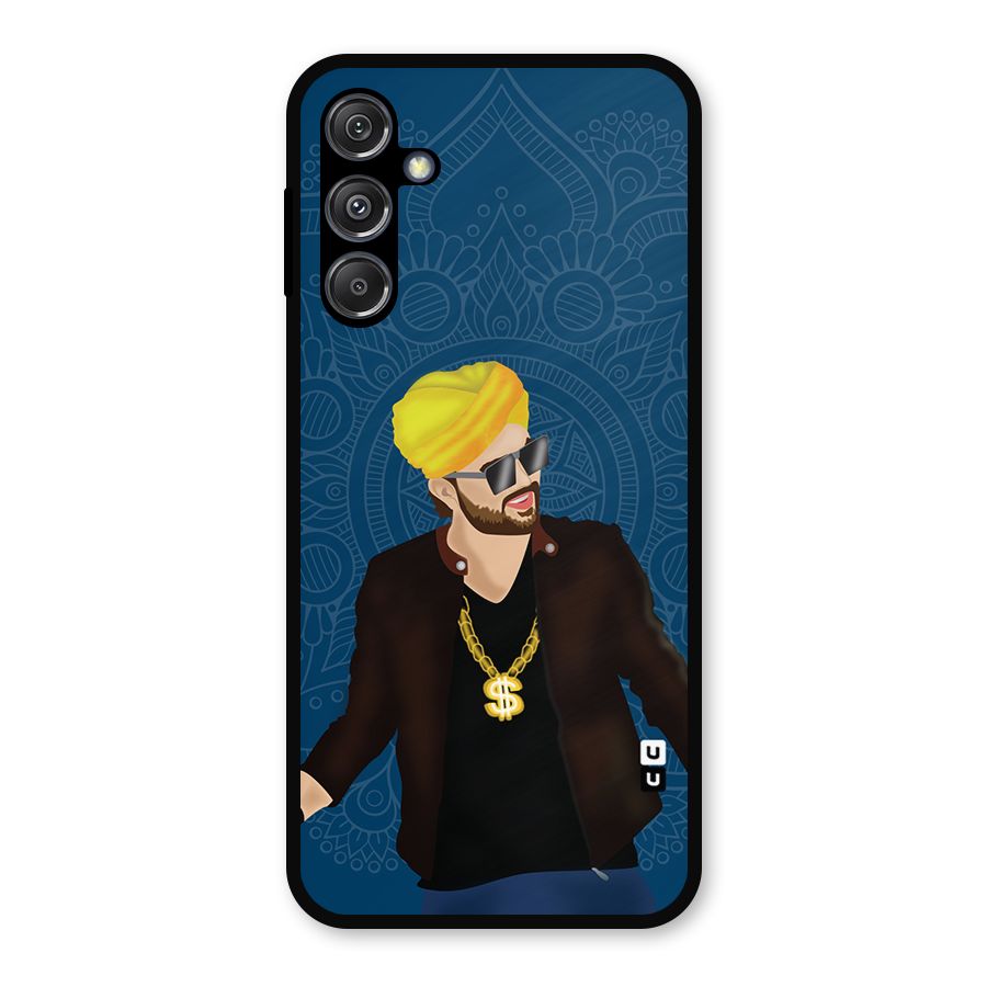Indie Pop Illustration Metal Back Case for Galaxy M34 5G