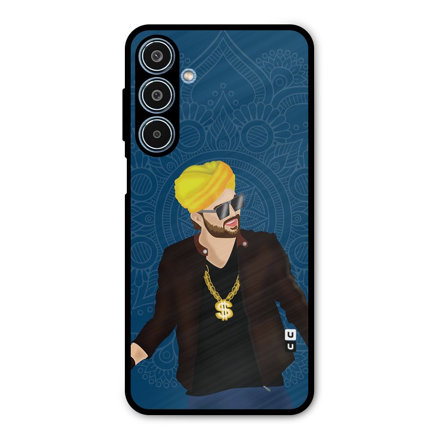 Indie Pop Illustration Metal Back Case for Galaxy M35