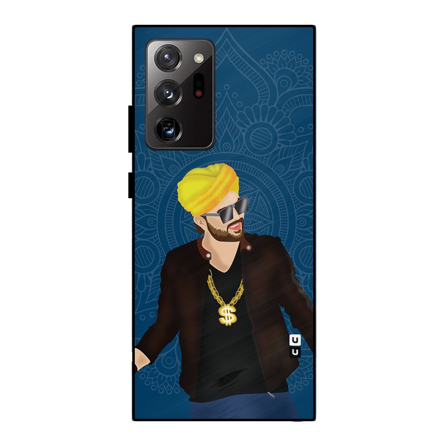 Indie Pop Illustration Metal Back Case for Galaxy Note 20 Ultra