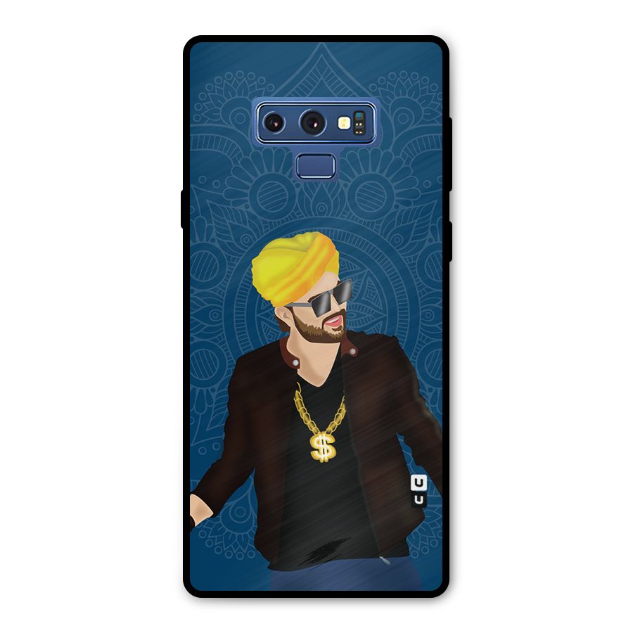 Indie Pop Illustration Metal Back Case for Galaxy Note 9