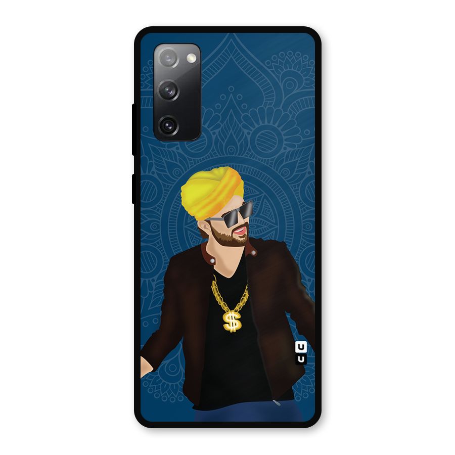 Indie Pop Illustration Metal Back Case for Galaxy S20 FE 5G