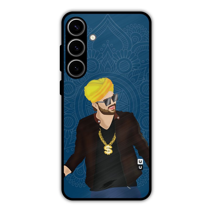 Indie Pop Illustration Metal Back Case for Galaxy S24 Plus