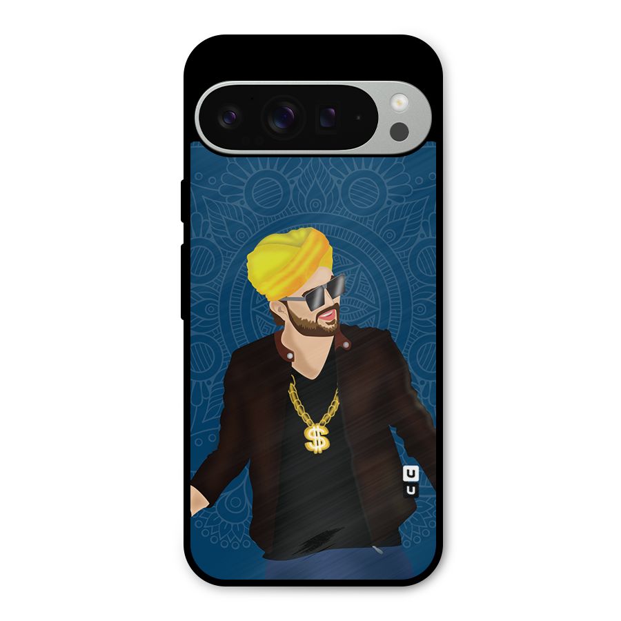 Indie Pop Illustration Metal Back Case for Google Pixel 9 Pro XL