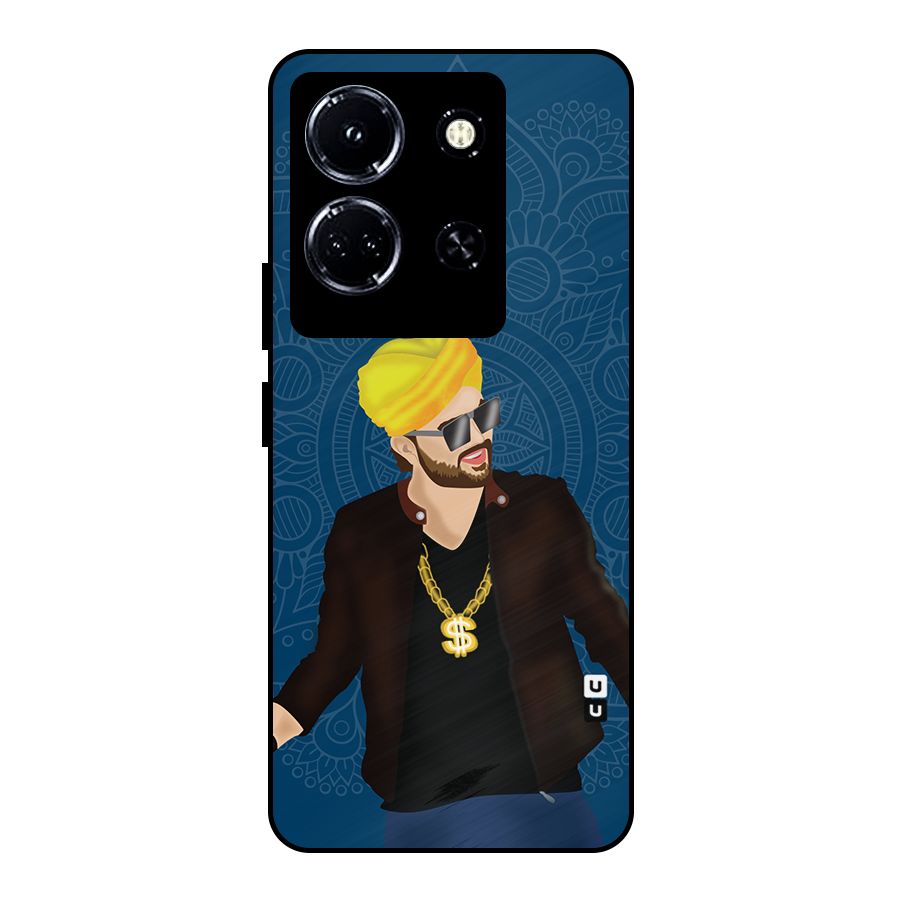 Indie Pop Illustration Metal Back Case for Infinix Note 30 5G