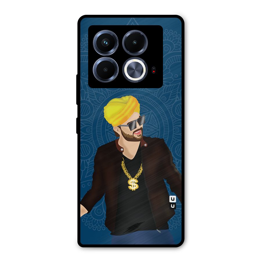 Indie Pop Illustration Metal Back Case for Infinix Note 40 5G