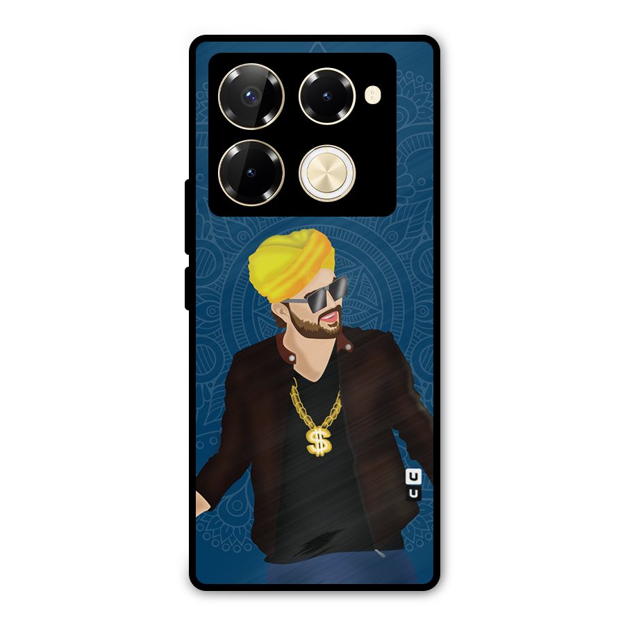 Indie Pop Illustration Metal Back Case for Infinix Note 40 Pro Plus